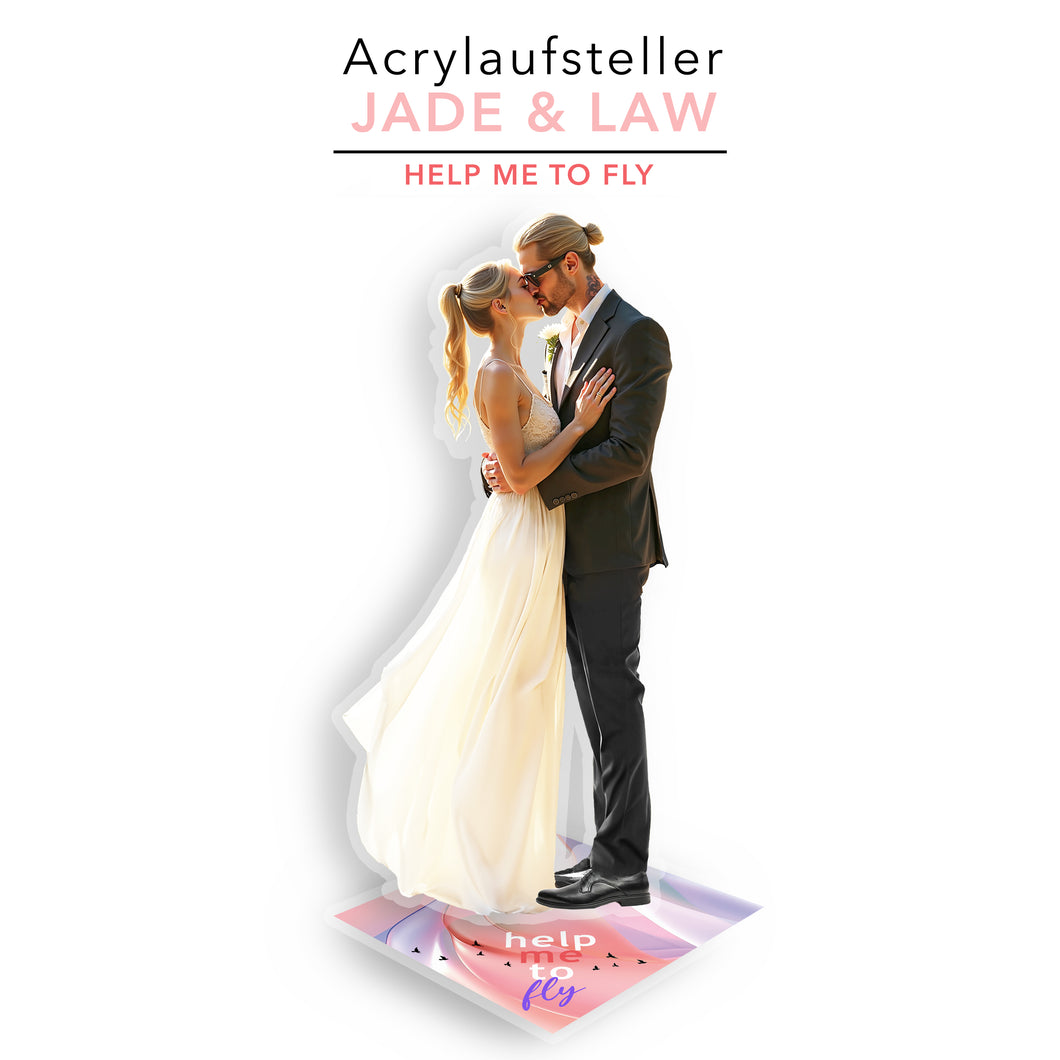 Acrylaufsteller | Jade & Lawrence (Vorbestellung)