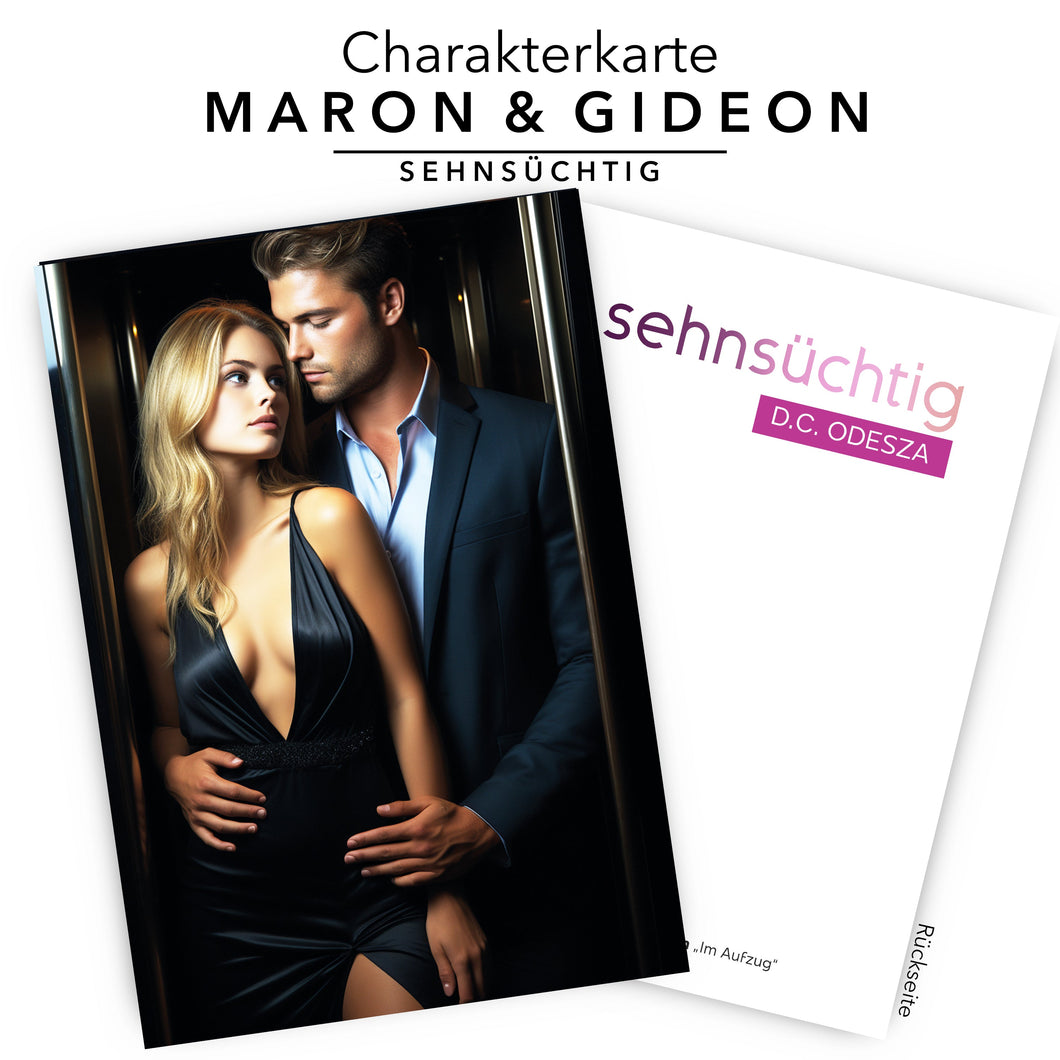 Bookcard | Maron & Gideon im Aufzug